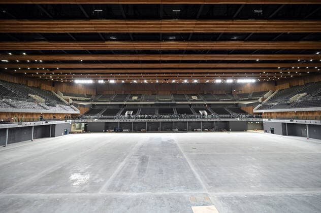 Tokyo 2020, Ariake Arena construction site, venue for volleyball competitions
