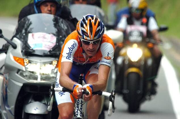 Cycling, Giro d Italia, Denis Mechov wins the individual time trial and takes over the pink jersey