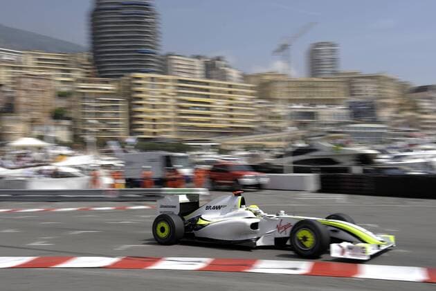 Motorsport, Formula 1, Monaco GP, Jenson Button secures pole position