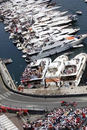 Motorsport, Formula 1 fans at the Monaco GP