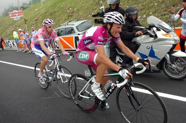 Cycling, Giro d Italia, Franco Pellizotti wins the 17th stage