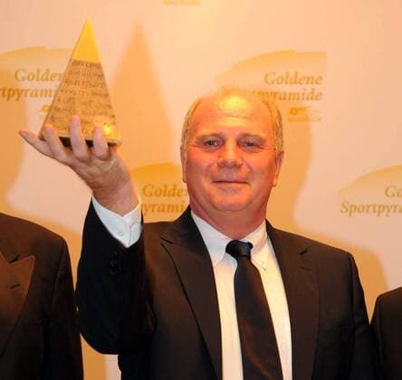 Award of the Golden Sports Pyramid to Uli Hoeneß