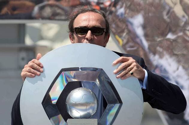 Football, France, Ligue 1, Girondins Bordeaux celebrate the French championship