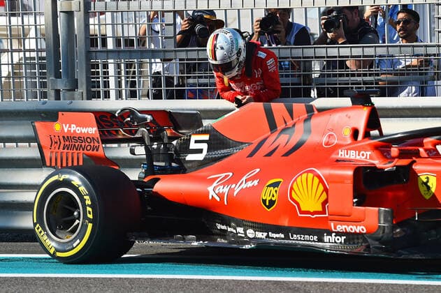Formula 1, GP Abu Dhabi, Sebastian Vettel Accident in free practice