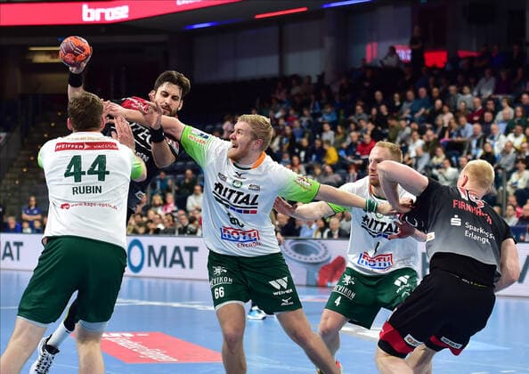 Handball, HBL, HC Erlangen - HSG Wetzlar