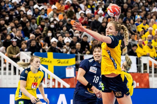 Handball, Ladies WM in Japan, Sweden - Japan