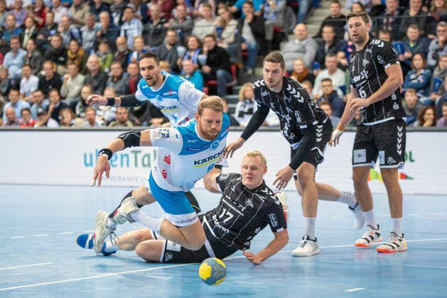 Handball, DHB Cup, TVB 1898 Stuttgart - THW Kiel