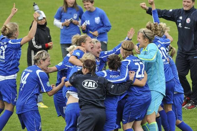 Football, Women, 1. BL, Turbine Potsdam celebrates German championship