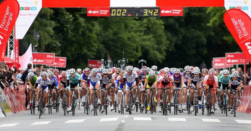 Cycling, Tour of Thuringia, Leigh Howard wins 1st stage (Around the Hainleite)