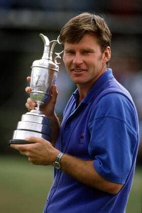 Golf, Nick Faldo wins the British Open 25 years ago