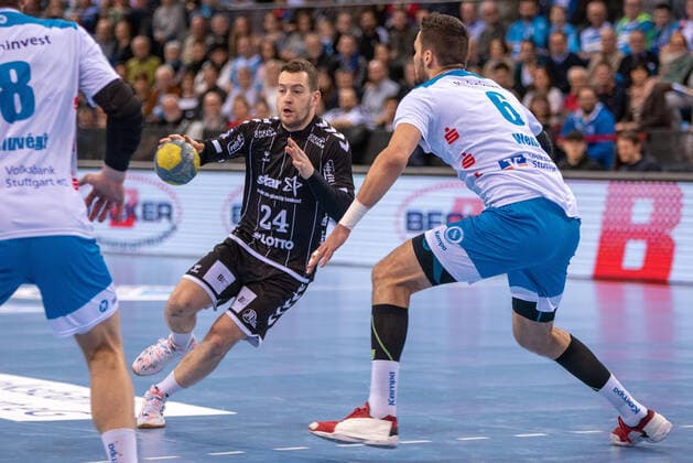 Handball, HBL, TVB 1898 Stuttgart - THW Kiel
