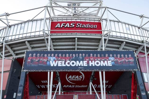 Football, stadium history AZ Alkmaar