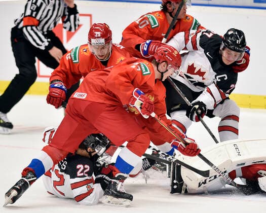 Ice hockey, U20 World Championship, Russia - Canada