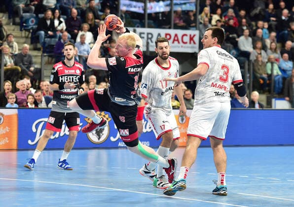 Handball, HBL, HC Erlangen - MT Melsungen