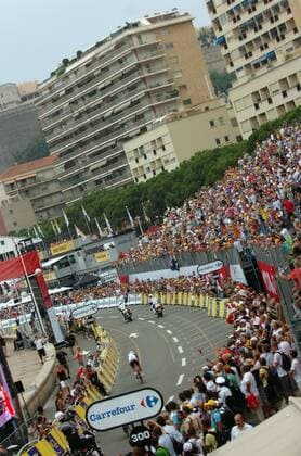 Cycling, Tour de France, Fabian Cancellara wins the prologue in Monaco