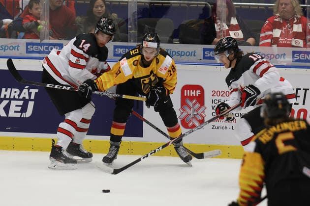 Ice hockey, U20 World Championship, Germany - Canada