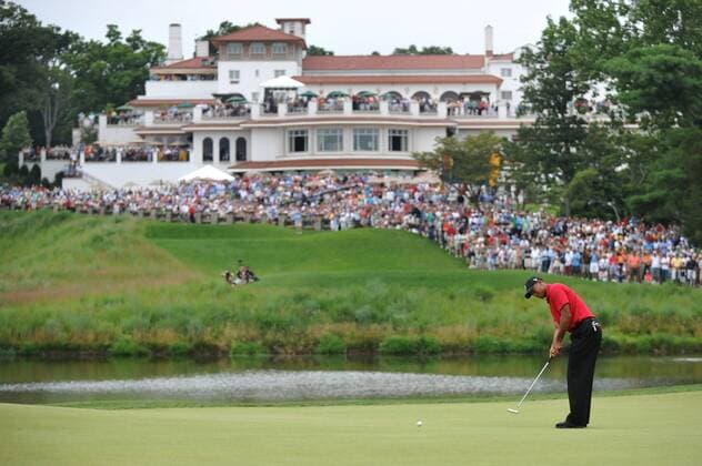 Golf, PGA Tour, Tiger Woods wins the 2009 AT&T National