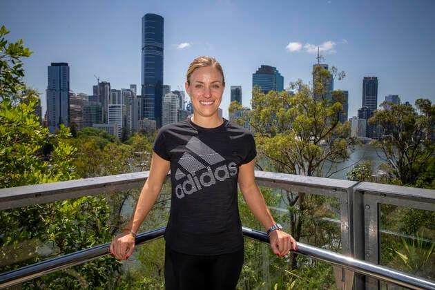 Tennis, Angelique Kerber in Brisbane