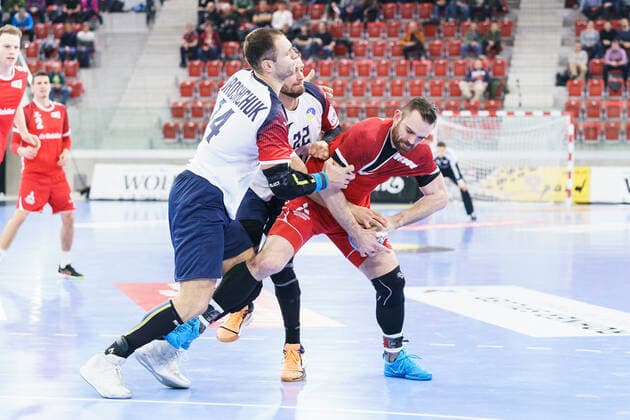 Handball, international match, Switzerland - Ukraine