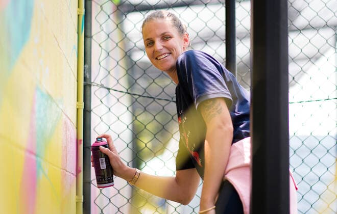 WTA tournament in Brisbane, press meeting with Karolina Pliskova and Alison Riske