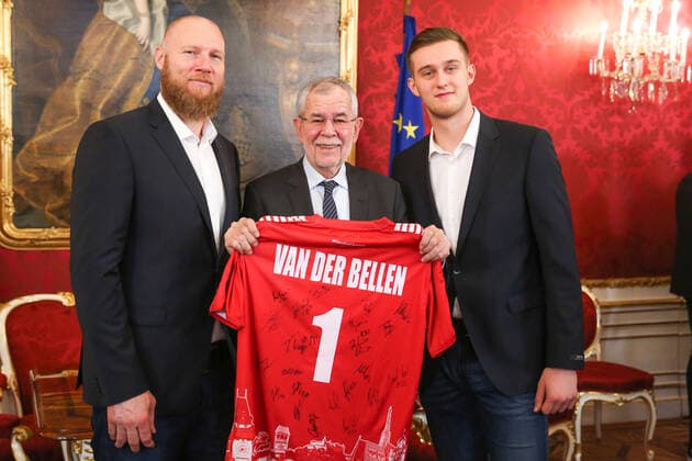 Handball EM, Austrian national team visits the Federal President Van der Bellen