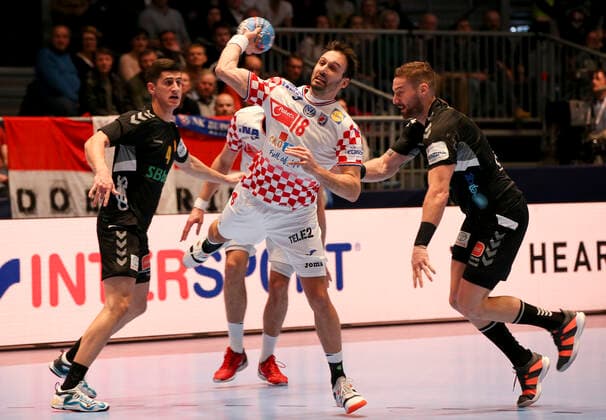 Handball, EM, Croatia - Montenegro