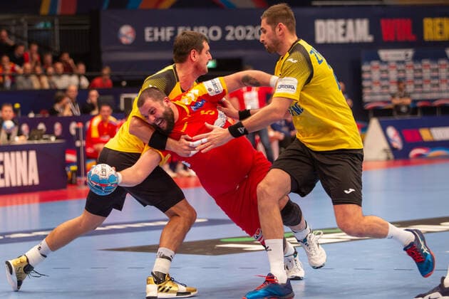 Handball EM, Northern Macedonia - Ukraine