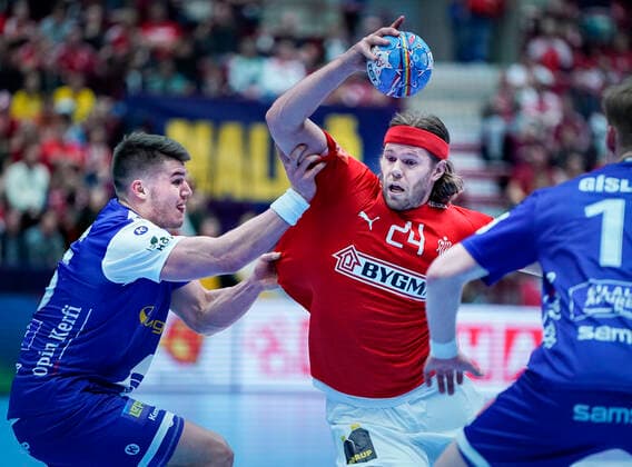 Handball EM, Denmark - Iceland