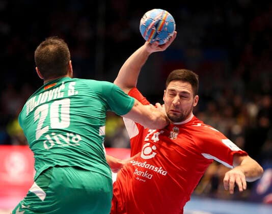 Handball EM, Montenegro - Serbia