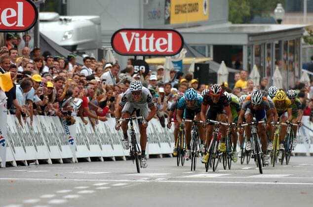 Cycling, Tour de France, Thor Hushovd wins stage 6