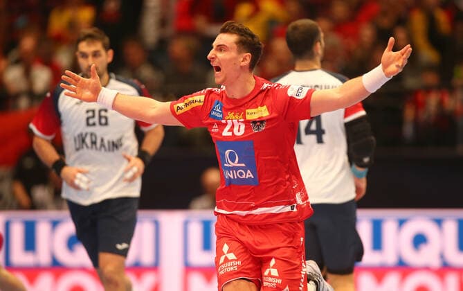 Handball EM, Austria - Ukraine