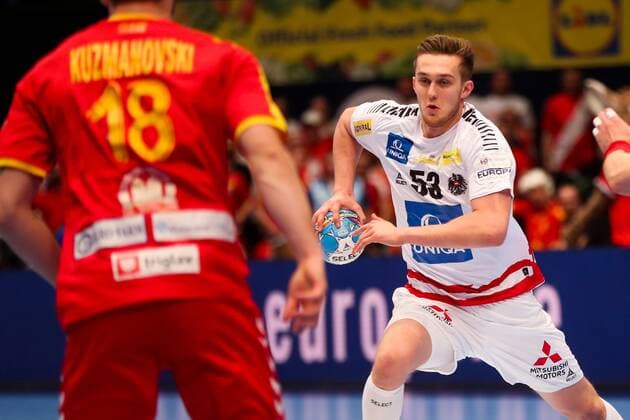 Handball EM, Austria - Northern Macedonia