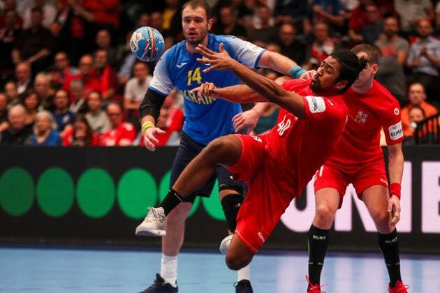 Handball EM, Ukraine - Czech Republic