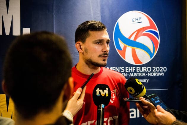 Handball EM, National Team Portugal Press event