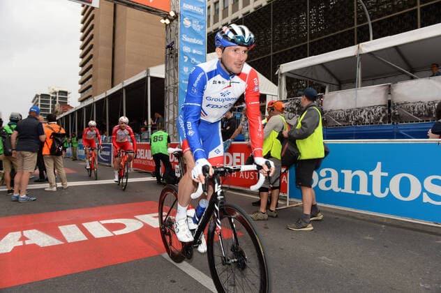 Cycling, Mickael Delage after a fall in hospital - archive pictures