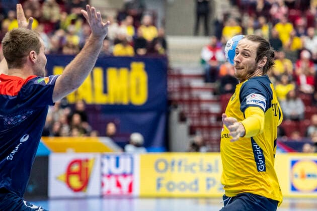 Handball, EM, Sweden - Norway