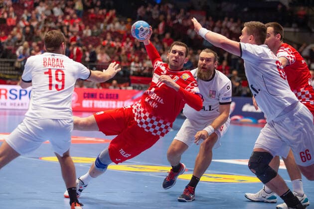 Handball, EM, Croatia - Czech Republic