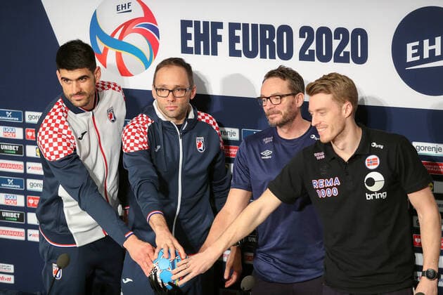 Handball EM, National Team Croatia Press conference
