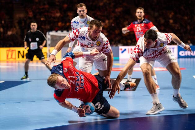 Handball, EM, Norway - Croatia
