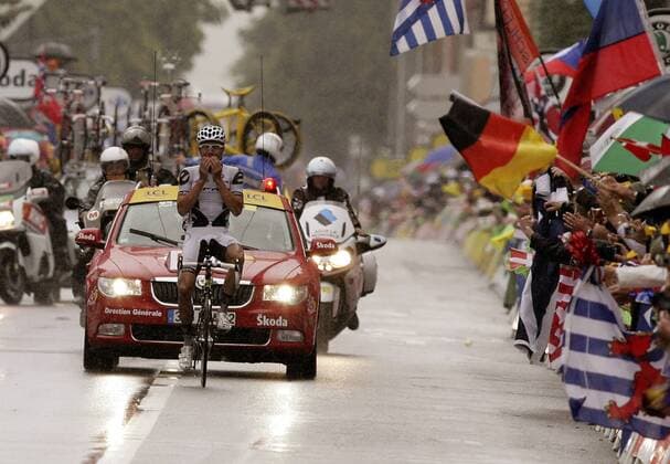 Cycling, Tour de France, Heinrich Haussler wins 13th stage