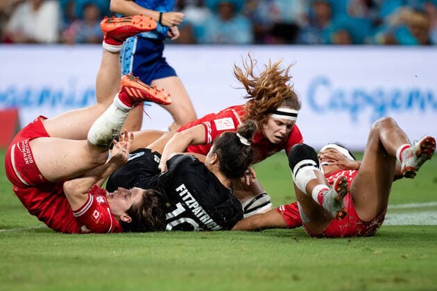 Rugby, Ladies, HBSC Seven Series, New Zealand - Canada