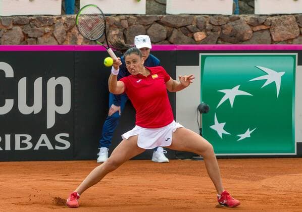 Tennis, Fed Cup, Spain - Japan