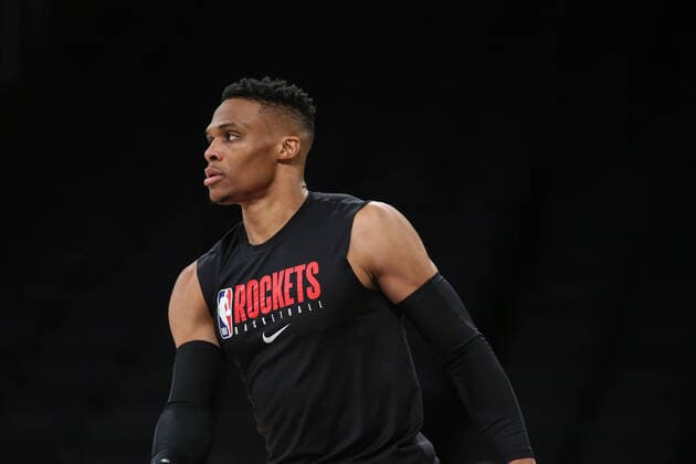Basketball, NBA, Russell Westbrook of the Houston Rockets tested positive for Covid-19