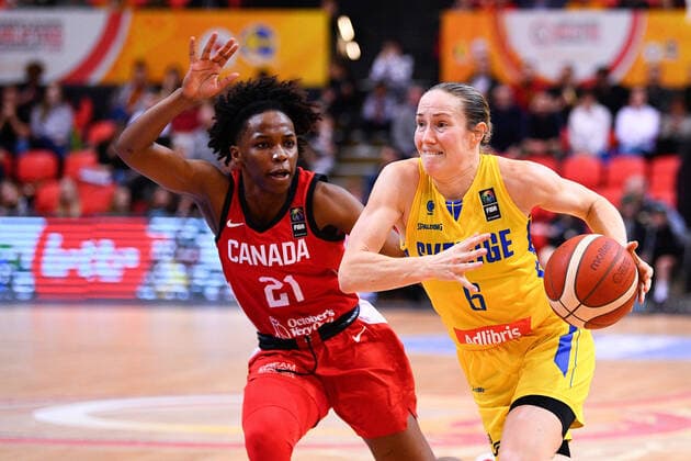 Basketball, Women, Olympic Qualification, Sweden - Canada