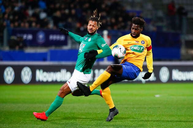 Football, Coupe de France, SAS Epinal - AS St Etienne