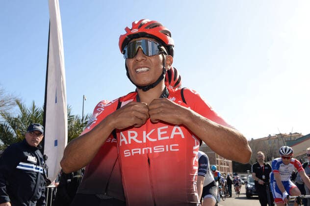 Cycling, Nairo Quintana during training in Colombia hit by car