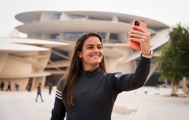 Tennis, WTA tournament in Doha, press event