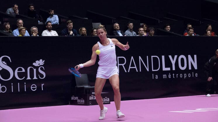 Tennis, WTA tournament in Lyon