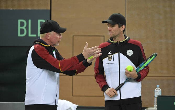 Tennis, Davis Cup, Team Germany Training