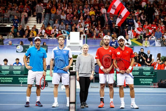 Tennis, Davis Cup, Austria - Uruguay
